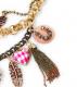 Betsey Johnson Lady Luck Charm Multi Row Necklace 1