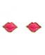 Betsey Johnson First Date Hot Lips Stud Earrings 