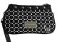 Betsey Johnson Grid Sequins Wristlet