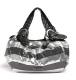 Betsey Johnson Stripe Me Out Black Hobo