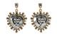 Betsey Johnson Lady Luck Ride Heart Earrings