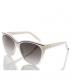 BETSEY JOHNSON Women's White Plastic Frame Sunglasses