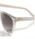 BETSEY JOHNSON Women's White Plastic Frame Sunglasses 2