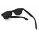 Black Pinhole Wayfarer Eye Glasses 1