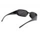 Black Pinhole Wrap Eye Glasses 1