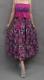 Bohemian Floral Skirt Pink and Purple 3