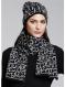 CALVIN KLEIN CK Logo Jacquard Hat and Scarf Set