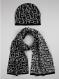 CALVIN KLEIN CK Logo Jacquard Hat and Scarf Set 1