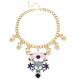 Colorful Skull Statement Necklace