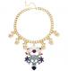 Colorful Skull Statement Necklace