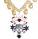 Colorful Skull Statement Necklace 1