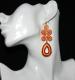 Dangle Orange Earrings 1