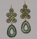 Dangle Green Earrings
