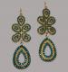 Dangle Green Earrings