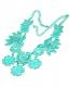 Choker Bib Necklace in Seaform Green 1