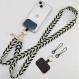 Clip & Go Universal Phone Crossbody Lanyard Strap in Black