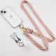 Clip & Go Universal Phone Crossbody Lanyard Strap in Pink