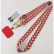 Clip & Go Universal Phone Crossbody Lanyard Strap in Red