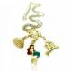 Mermaid Sandcastle Removable Charms Necklace 2