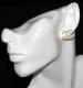 DC White Gold Bead Earrings 1