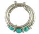 Flexible Wrap Turquoise Bead Bracelet 1