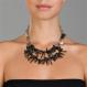 Furla Tulipano Double Layer Necklace in Onyx & Silver-tone 3