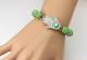 Green Hamsa Hand Bracelet 1
