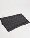 Gucci Unisex Dark Grey Logo Wool Scarf