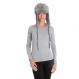 Hat Attack Rabbit Fur Grey Trapper Hat 1