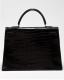 Hermes Black Crocodile Leather Kelly 35cm 1