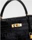 Hermes Black Crocodile Leather Kelly 35cm 3