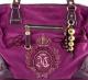 Juicy Couture Velour Purple Splendor Tote 1