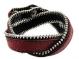 Leather Wrap Zipper Bracelet 2