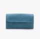 Linea Pelle Dylan Trifold Wallet In Sea Blue