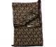 MICHAEL Michael Kors Chocolate Wool 'MK' Logo Scarf