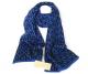 MICHAEL Michael Kors Blue 'MK' Logo Scarf 1