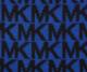 MICHAEL Michael Kors Blue 'MK' Logo Scarf 2