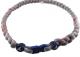 MLB 3 Rope Tornado Titanium Necklace  Atlanta Braves (Grey)