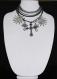 Multi-Layer Cross Statement Necklace