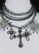 Multi-Layer Cross Statement Necklace 2