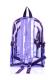 Neon Purple Transparent Youth Backpack 2