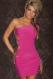 One Arm Mini Club Dress in Pink 1