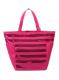 Pink Striped Sequin Tote Bag 1