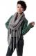 Dark Grey Pullover Tassel Fringe Scarf 1