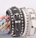 Punk Rivet Belt Buckle Bracelet  1