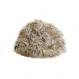 Beige Rabbit Fur Beanie Hat