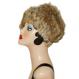 Beige Rabbit Fur Beanie Hat 1