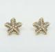 Starfish Pearl Stud Earrings
