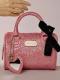 Steve Madden Mini Pink Glitter Handbag 2