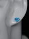 Superman Blue Stud Earrings 2